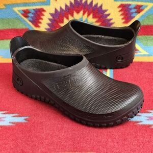 Birkenstock Birkis Slip On Clogs Womens Shoes EU 38 / US 7 Black Made in Germany